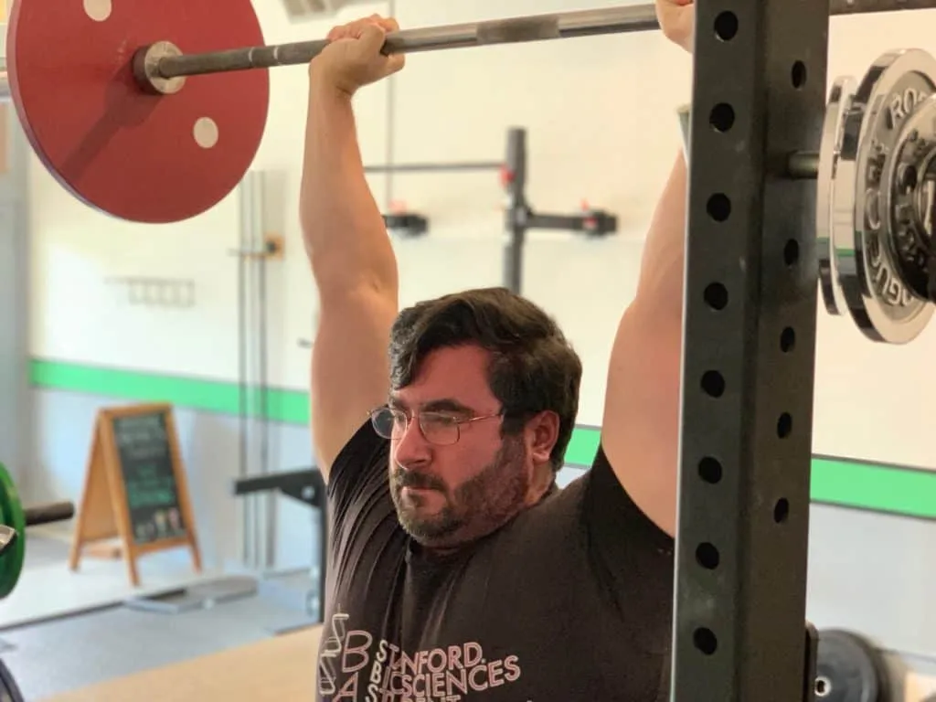 Louis Fernandes finishing a press