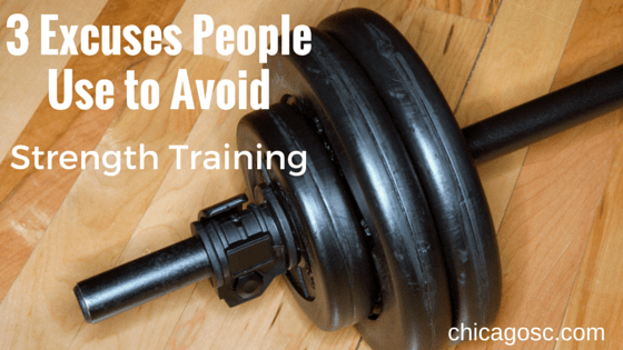Three common excuses people use to avoid strength training