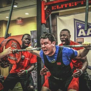 David Abdemoulaie Squats 277.5 kg at AAPF Nationals 2015