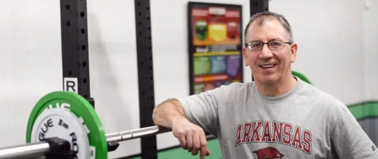 A smiling member at Chicago Strength & Conditioning