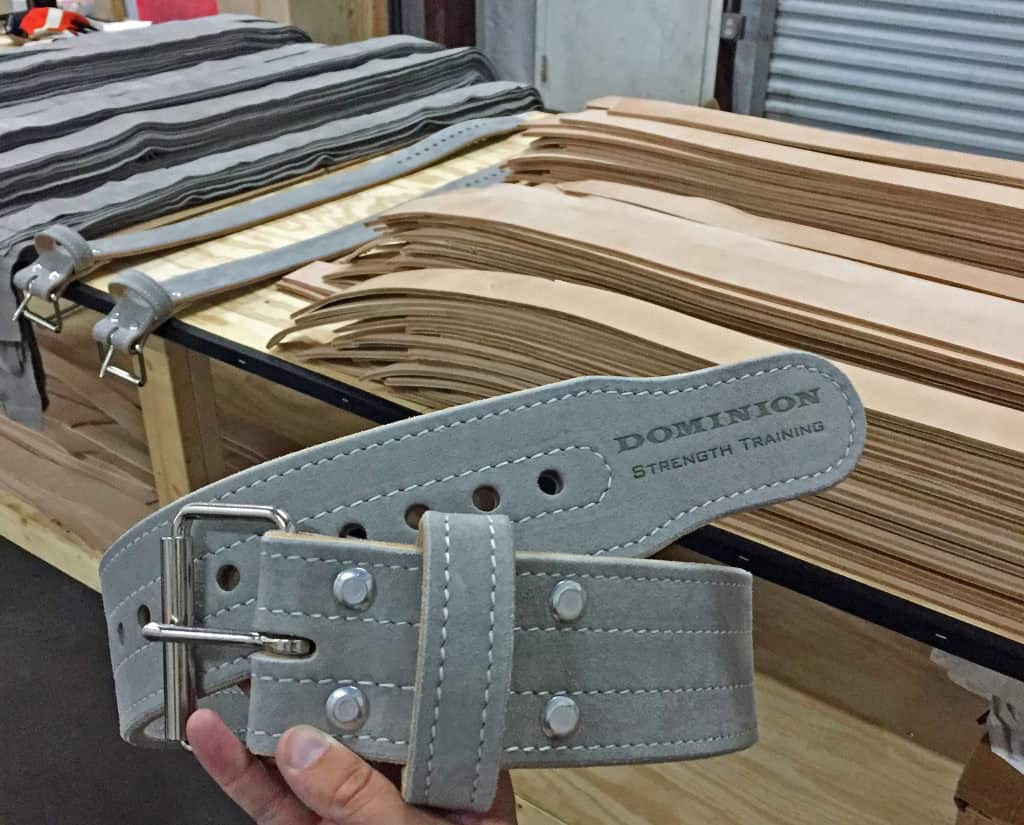 6.5mm Thick - 4 Leather Training Belt